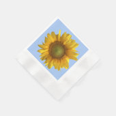 Serviette En Papier Tournesol du 64e anniversaire (Coin)