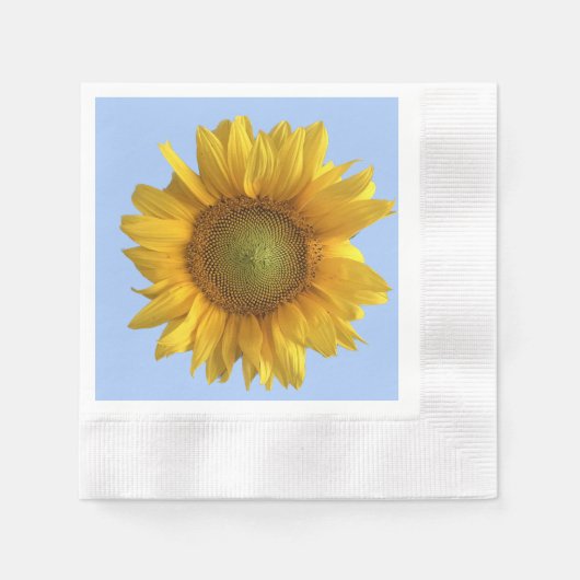 Serviette En Papier Tournesol du 64e anniversaire (Devant)
