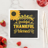 Serviette En Papier Tournesol Gratuit, Gentil, Béni (En situation)