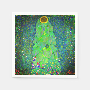 Serviette En Papier Tournesol Gustav Klimt