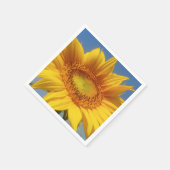 Serviette En Papier Tournesol jaune (Coin)