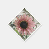 Serviette En Papier Tournesol rose pâle (Coin)