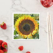 SERVIETTE EN PAPIER TOURNESOLS (En situation)