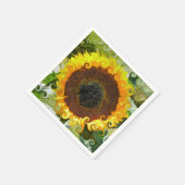SERVIETTE EN PAPIER TOURNESOLS (Coin)