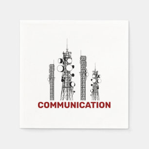 Serviette En Papier Tours de communication