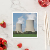 Serviette En Papier Tours de refroidissement Plante d'énergie nucléair (En situation)