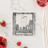 Serviette En Papier Tours jumelles (En situation)