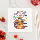 Serviette En Papier Tous réservés pour Halloween Professeur Fantôme (En situation)