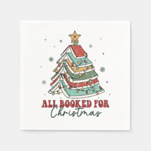 Serviette En Papier Tous Réservés Pour Noël Lecture Festive