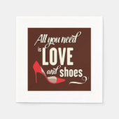 Serviette En Papier Tout Ce Dont Vous Avez Besoin, C'Est D'Amour Et De (Devant)