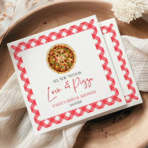 Serviette En Papier Tout ce dont vous avez besoin est l'amour et la Fê