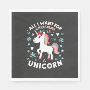 Serviette En Papier Tout ce que je veux pour Noël est un pull de Noël