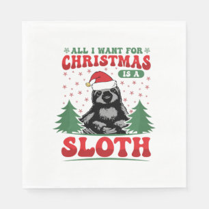 Serviette En Papier Tout ce que je veux pour Noël est une sorcière