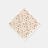 Serviette En Papier Tout mon Motif Quilt Patchwork Café No5 (Coin)