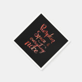 Serviette En Papier Tout Nice Citrouille Funky Automne automne (Coin)