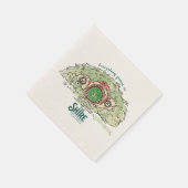 Serviette En Papier Tout pousse dans LA COMTÉ™ (Coin)
