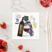 Serviette En Papier Tout raisin d'occasion dans le vin (En situation)