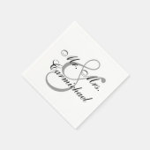 Serviette En Papier Tout Simplement Parfait M. & Mme Napkin (Coin)
