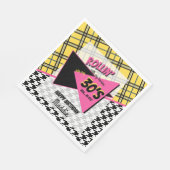 Serviette En Papier TOUTE AGE rétro 90s plaid & houndstooth fête (Coin)