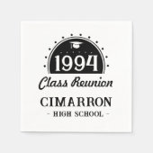 Serviette En Papier Toute année Réunion de classe secondaire (Devant)