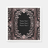 Serviette En Papier Toute Occasion Rose Gold Frame (Devant)