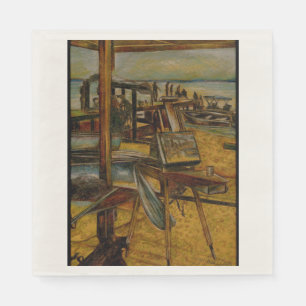 Serviette En Papier Toutes les grandes peintures commence par une touc