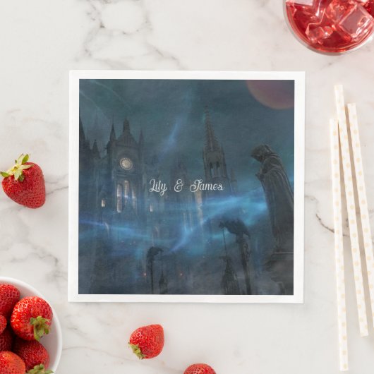 Serviette En Papier Toutes les hirondelles (En situation)