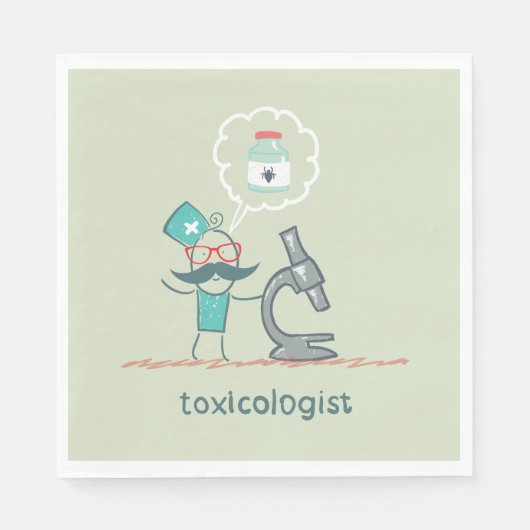 Serviette En Papier Toxicologue (Devant)