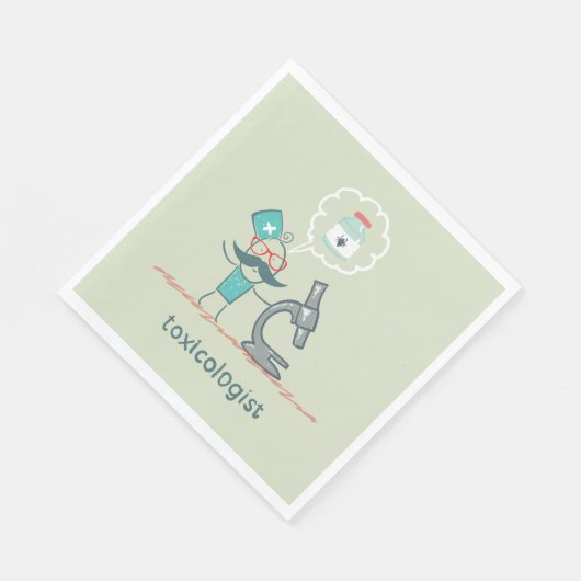Serviette En Papier Toxicologue (Coin)