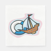 Serviette En Papier Toy Ship (Devant)