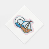Serviette En Papier Toy Ship (Coin)