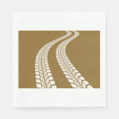 Serviette En Papier Traces de pneus (Devant)