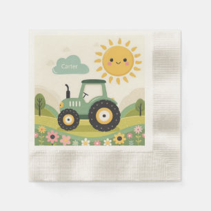 Serviette En Papier Tracteur/exploitation agricole personnalisé