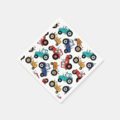 Serviette en papier tracteur, Fournitures pour fêt (Coin)