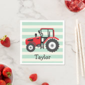 Serviette En Papier Tracteur Red Farm (En situation)