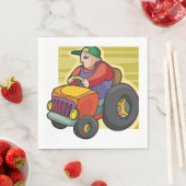 Serviette En Papier Tracteur routier agricole (En situation)
