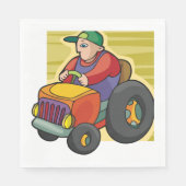 Serviette En Papier Tracteur routier agricole (Devant)