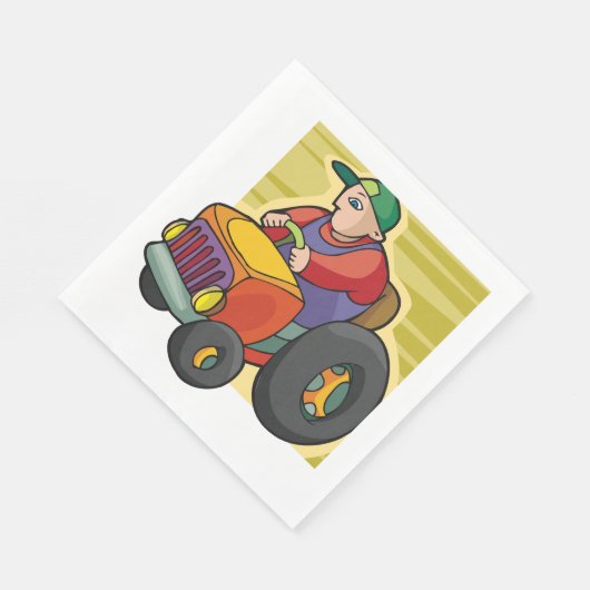 Serviette En Papier Tracteur routier agricole (Coin)
