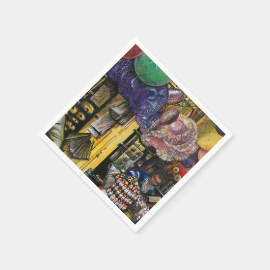 Serviette En Papier Traditions du commerce ancien, Jérusalem (Coin)