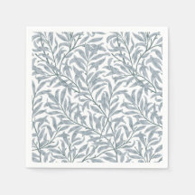 Trailing feuilleté William Morris serviettes de co