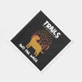 Serviette En Papier Trails et queue Wags Labrador Retriever (Coin)