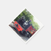 SERVIETTE EN PAPIER TRAIN À VAPEUR (Coin)