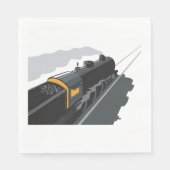 Serviette En Papier Train à vapeur (Devant)