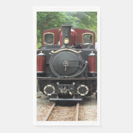 SERVIETTE EN PAPIER TRAIN À VAPEUR (Devant)