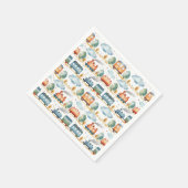 Serviette En Papier Train Anniversaire Baby shower de fête (Coin)