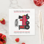 Serviette En Papier Train d'anniversaire (En situation)