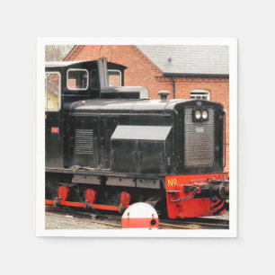 SERVIETTE EN PAPIER TRAIN DIESEL