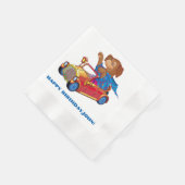 Serviette En Papier train et voiture (Coin)