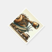 Serviette En Papier Train Imaginaire Steampunk Snail (Coin)