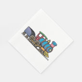 Serviette En Papier Train Pulling Coal (Coin)